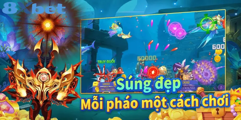 Vũ khí tối tân – Bí quyết chinh phục Bắn Cá King